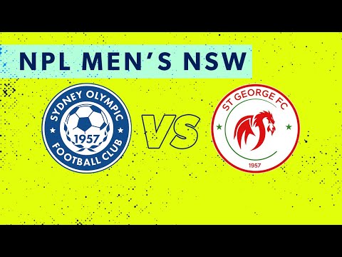 NPL Men's NSW Round 1: Sydney Olympic FC v St George FC
