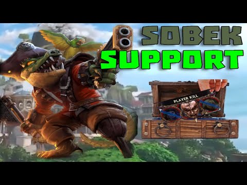 IM TOP KILLS SUPPORT AND IM SORRY! Smite Season 10 Sobek Support Gameplay