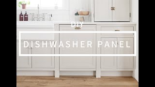 DIY Dishwasher Panel - How to Put a Panel on Any Dishwasher