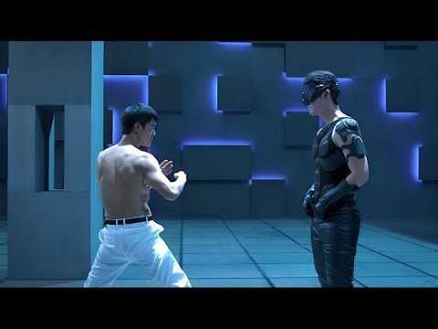 Bruce Lee and The Three Kung Fu Masters Unite to Defeat a Cyborg | Kung Fu League