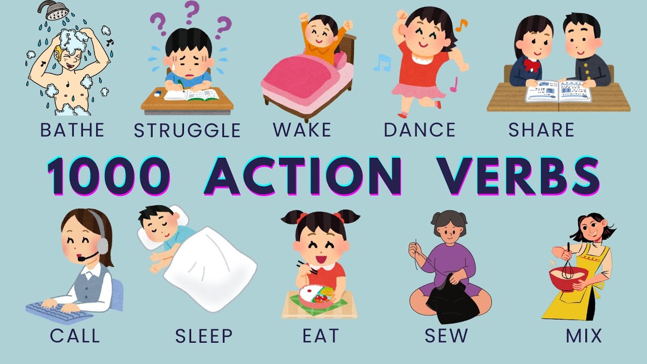 Top 1000 Action Verbs for Everyday English part 2