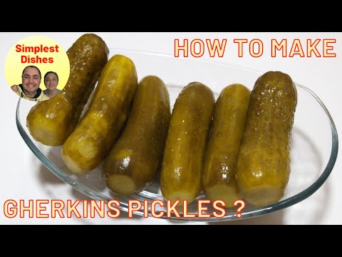 🔴HOW TO MAKE GHERKINS PICKLES😋Gherkins Recipe🥒Pickled Cornichons🔥Fresh Gherkin💯Pickles Recipe