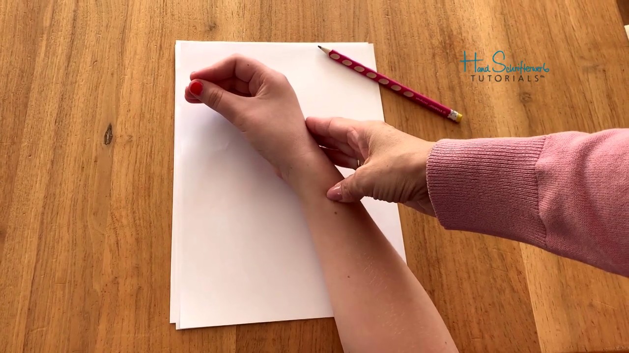 Linkshänder können genauso schnell und leserlich schreiben wie ...