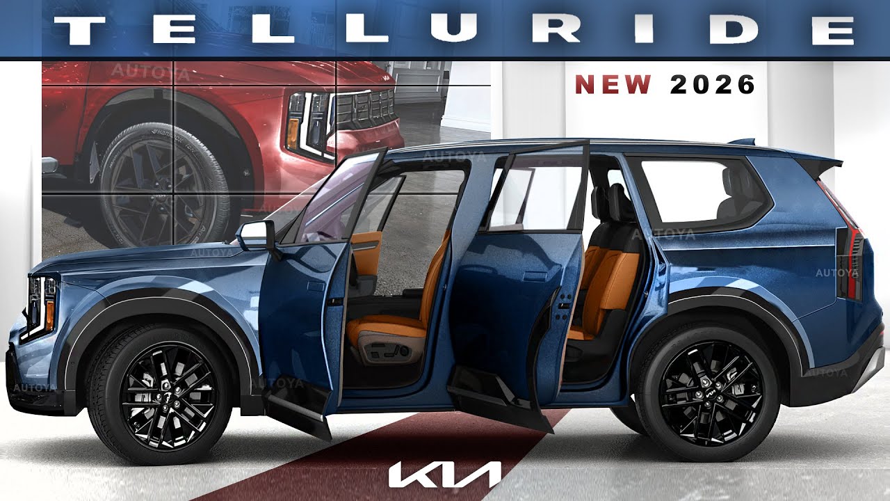 AllNew 2026 Kia Telluride Check Out the SecondGen 3Row CUV Inside