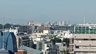 《’25.Sep.26》🗻 #MtFuji can be seen faintly from #ItabashiWard, #Tokyo, in the distance.