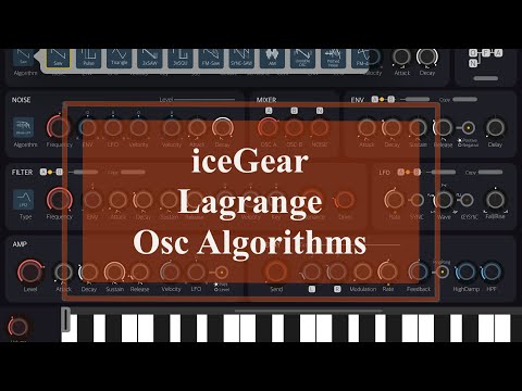 iceGear Lagrange - Tutorial: Oscillator Algorithms