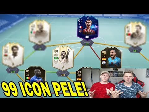 Fifa 19: 99 Icon PELE + noch 3 Prime Icon Moments in 1 Fut Draft mit kleinem Bruder! - Ultimate Team