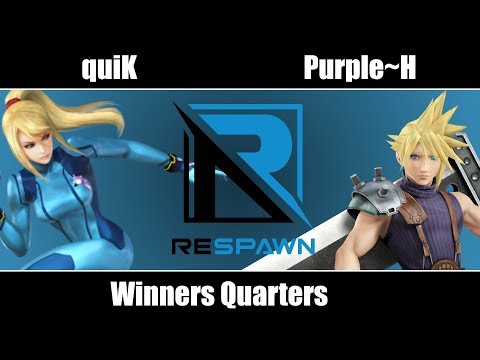 Respawn5 - quiK (ZSS) Vs. TCL | Purple~H (Cloud) - Winners Quarters - Smash WiiU