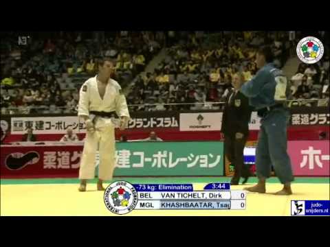 Dirk van Tichelt (BEL) - Tsagaanbaatar Khashbaatar (MGL) [-73kg]