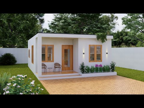 20'x30' (6x9 Meters) Small House Design With 2 Bedrooms | Modern Small House