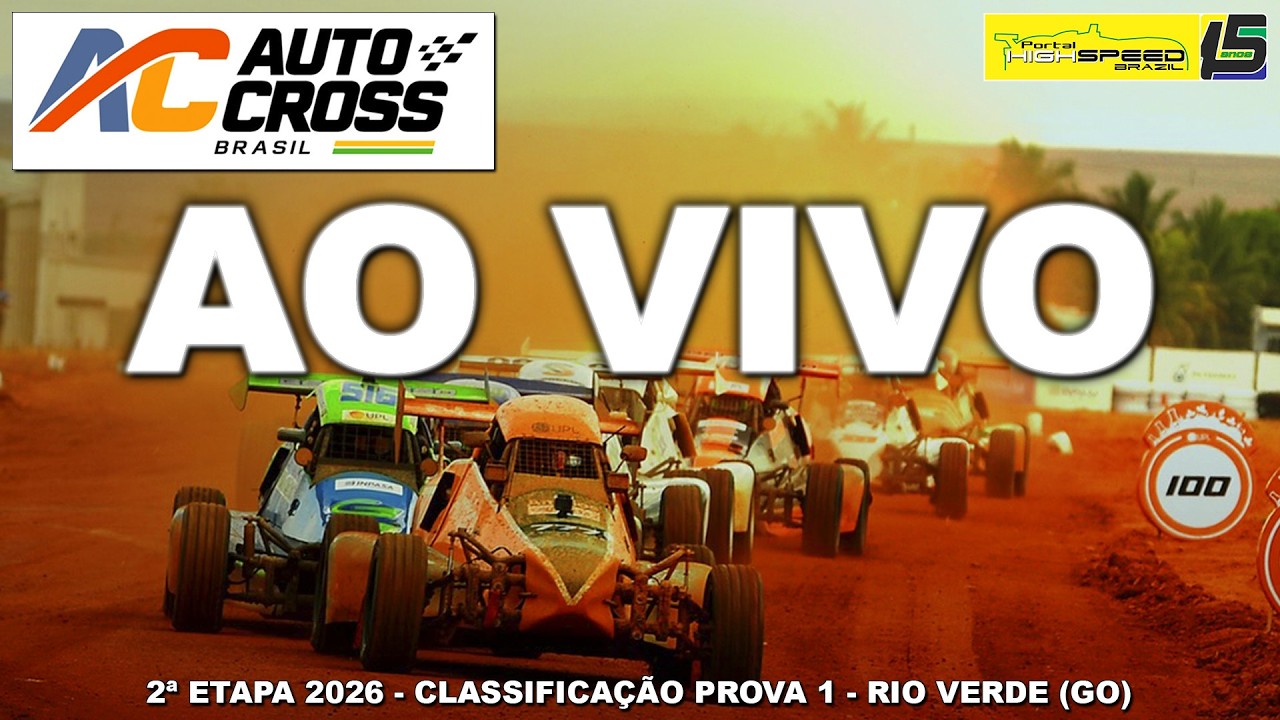 🔴 AUTO CROSS BRASIL | 2ª Etapa 2026 | Classificação Prova 1 | Rio Verde (GO)