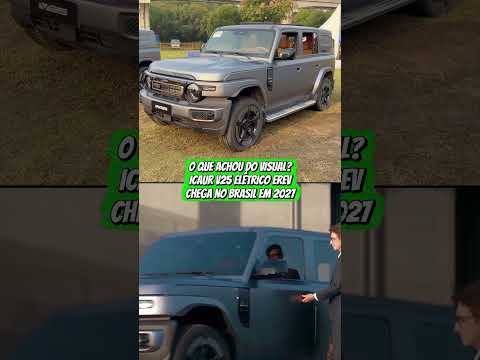VISUAL CLÁSSICO E PARRUDO! Conheça os detalhes do SUV 4x4 iCAUR V23 EREV! 🚘💥