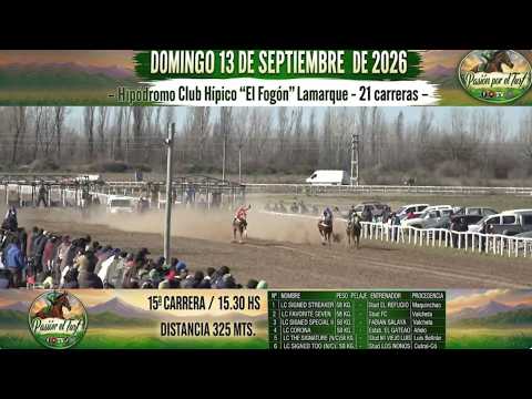 Pasion por el Turf  - Lamarque 13.09