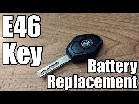 E46 Key Remote BATTERY REPLACEMENT DIY!