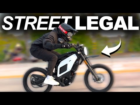 This E-Bike is a STREET LEGAL Surron!