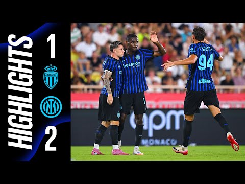 LAUTARO E POI BONNY: UNA VITTORIA IN RIMONTA 😮‍💨 | MONACO 1-2 INTER | HL AMICHEVOLE 2025/26 ⚽⚫🔵