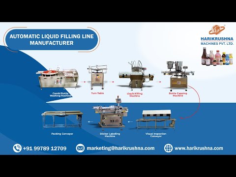 Automatic Liquid Packing Line For Sanitizer and Water