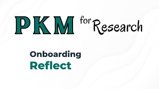 Reflect App Onboarding - TfT Onboarding Series