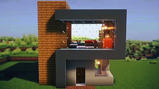 Build a Modern Starter House in Minecraft