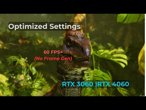 Ark Survival Ascended Optimized Settings + Console Commands | RTX 3060 & RTX 4060 | 1080p  60 FPS