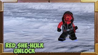 LEGO Marvel Super Heroes 2 Red She-Hulk Character Unlock