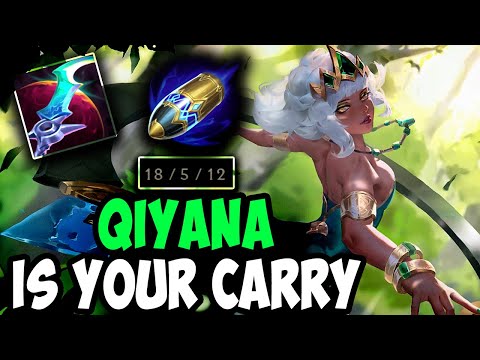 QIYANA JUNGLE S13 GAMEPLAY - HOW TO CARRY WITH QIYANA ? SHORT ANALYSIS