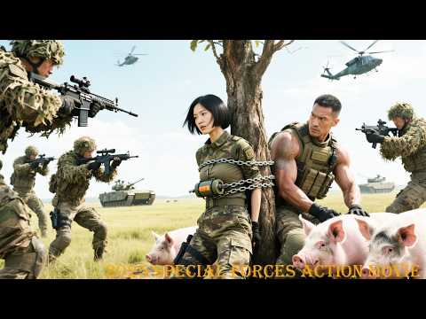 Special Forces Action Movie: Terrorists kidnap special forces, defeated by a pig farmer soldier
