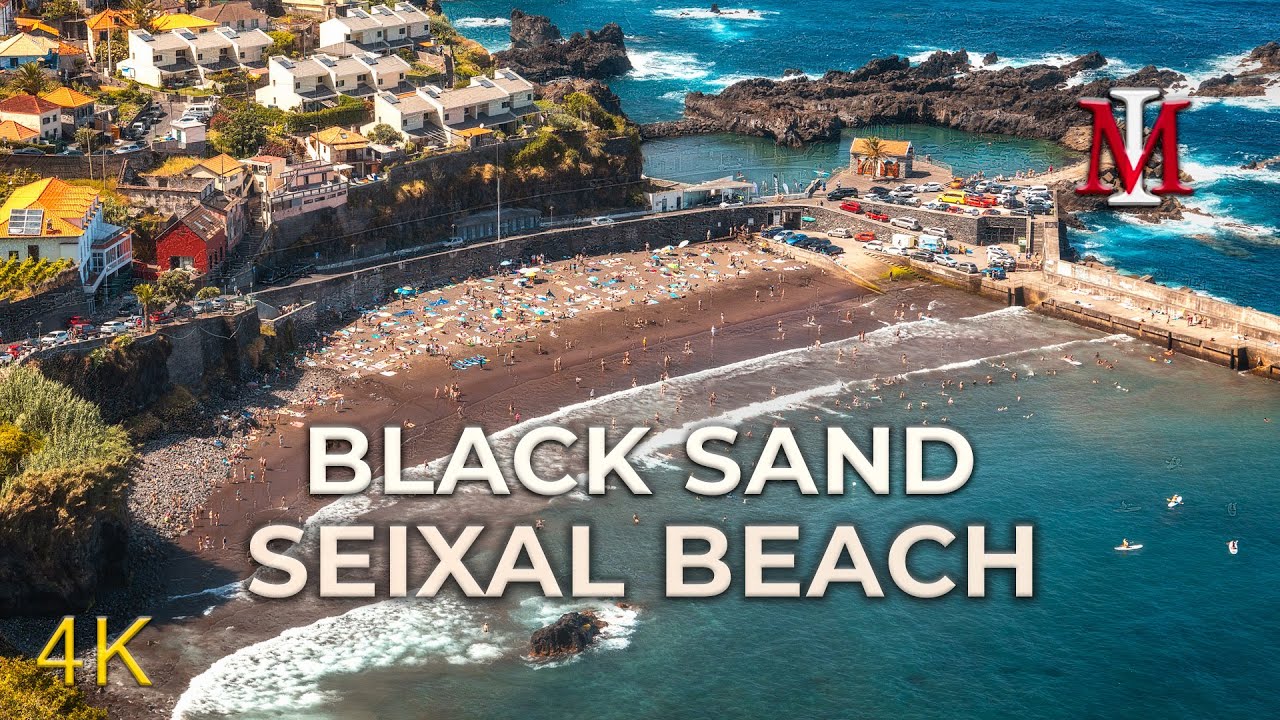 Experience a virtual tour of Seixal Black Sand Beach.