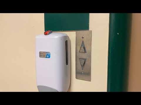 Triangle Button! Westinghouse Elevator - West Penn Hospital West Tower - Pittsburgh, PA