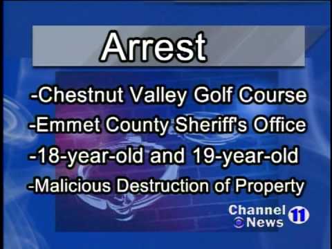 2 Arrested For Damaging Chestnut Valley Golf Course