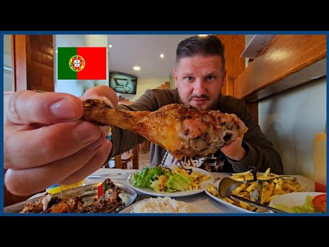 The WORLD'S BEST Meat is in Portugal🇵🇹 Frango da Guia & Ribs in Peniche❤️
