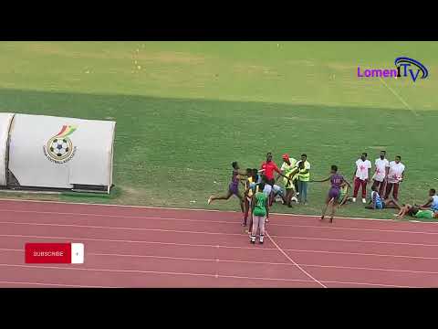 Girls 4x400m. Heat 3. Zone 5. Ashanti Region Inter-Co. 2024.