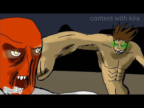 eren vs warhammer titan flipaclip animation