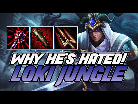 Loki: HE'S SO TOXIC!!! - Smite Season 8 Jungle Gameplay