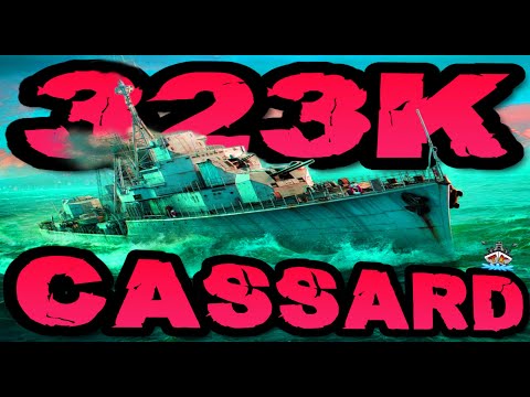 Cassard drückt 323K DMG *Baguettes im Wasser!!!* im "300K Club" ⚓️ in World of Warships 🚢