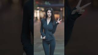 beautiful girl street fashion tiktok #chinesefashion #mejoresstreetfashion #shorts