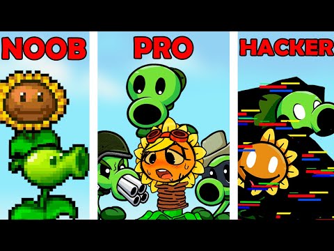 FNF Plants vs Rappers Character Test | NOOB vs PRO vs HACKER | Gameplay VS Playground
