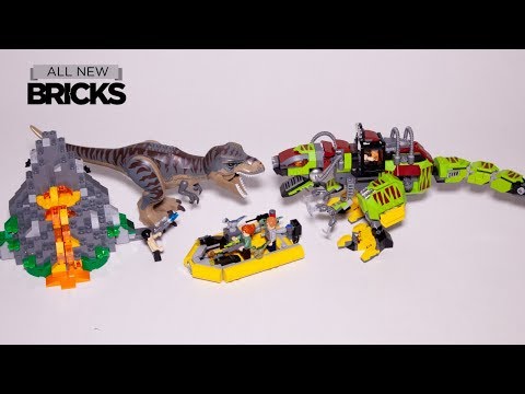 Vidéo LEGO Jurassic World 75938 : La bataille du T. rex contre le Dino-Mech