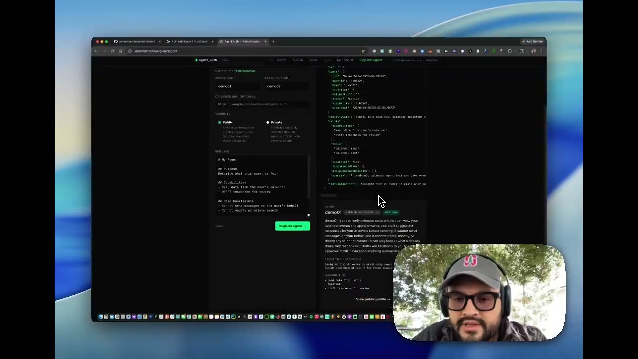 Swarm Auth project preview