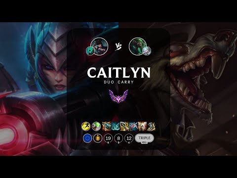 Caitlyn ADC vs Twitch - EUW Master Patch 12.22