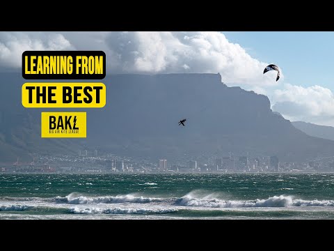 Learning from the BEST in 40 knots! // Kiteboarding SA Masterclass