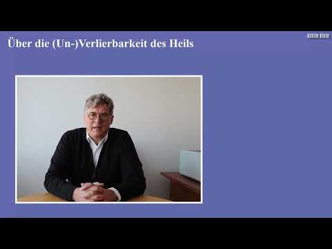 BLITZLICHT Nr. 13: Die (Un-)Verlierbarkeit des Heils