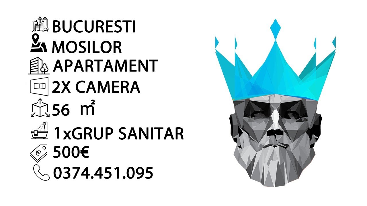 Tur video 2 Camere | Calea Mosilor | View Panoramic | AC | 