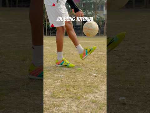 Juggling tutorial | easy way to learn juggling | #football #juggling