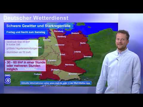 26.08.2022 -Unwetterinformation - Deutscher Wetterdienst (DWD)