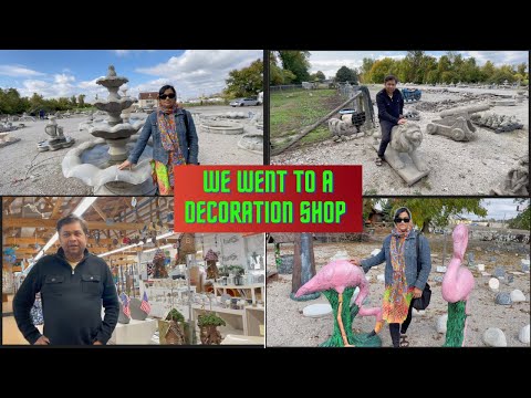 WE WENT TO A DECORATION SHOP ||  THE CONCRETE KINGDOM