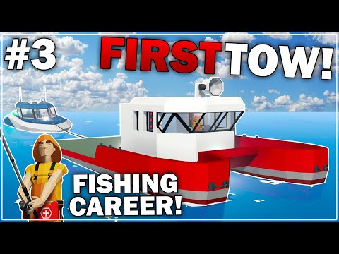 FIRST TOW & DISASTER..! - Fishing Hardcore Career Mode - Part 3