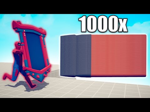SPIDERMAN MIRROR SHIELD vs 1000x OVERPOWERED UNITS - TABS | Totally Accurate Battle Simulator 2025
