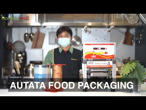 Penyegel Kemasan Makanan 120 Watt - AUTATA Food Packing Machine on Youtube