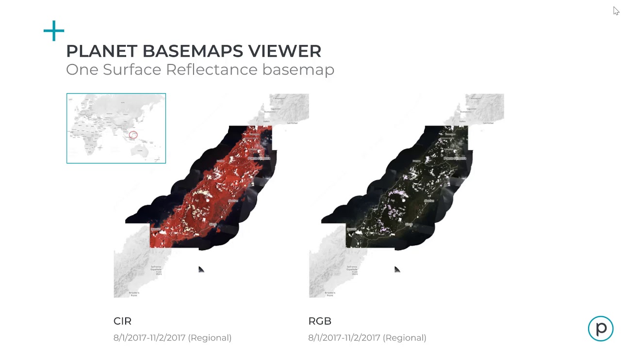 Surface Reflectance Basemaps Product Overview